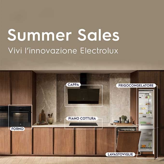 colonna bucato, forno e scopa elettrica electrolux