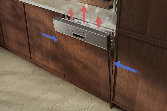 Lavastoviglie a incasso a vista