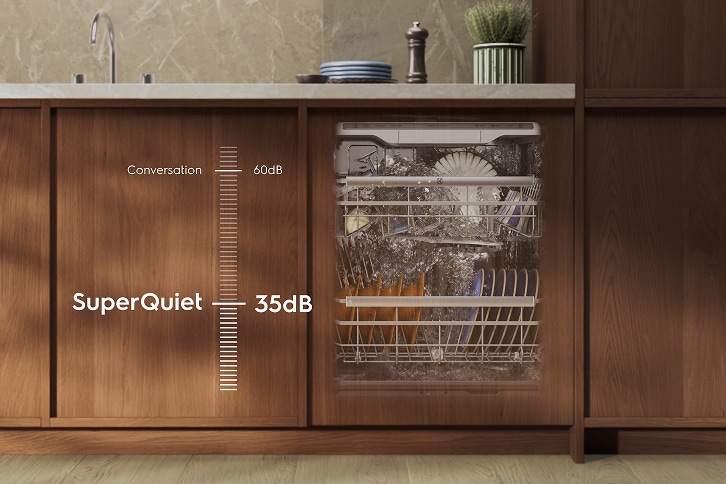 Silenziosissima: 35 dB con SuperQuiet