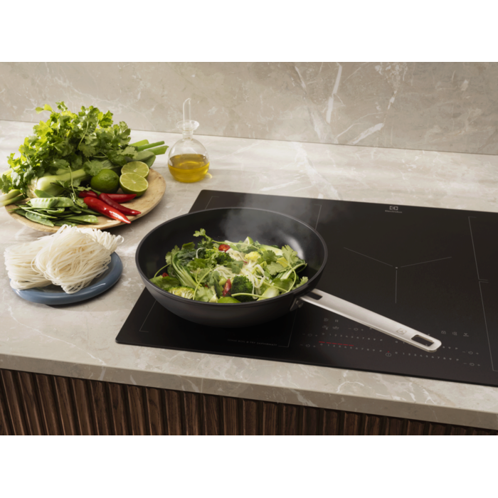 Stir frying with non-stick ease.