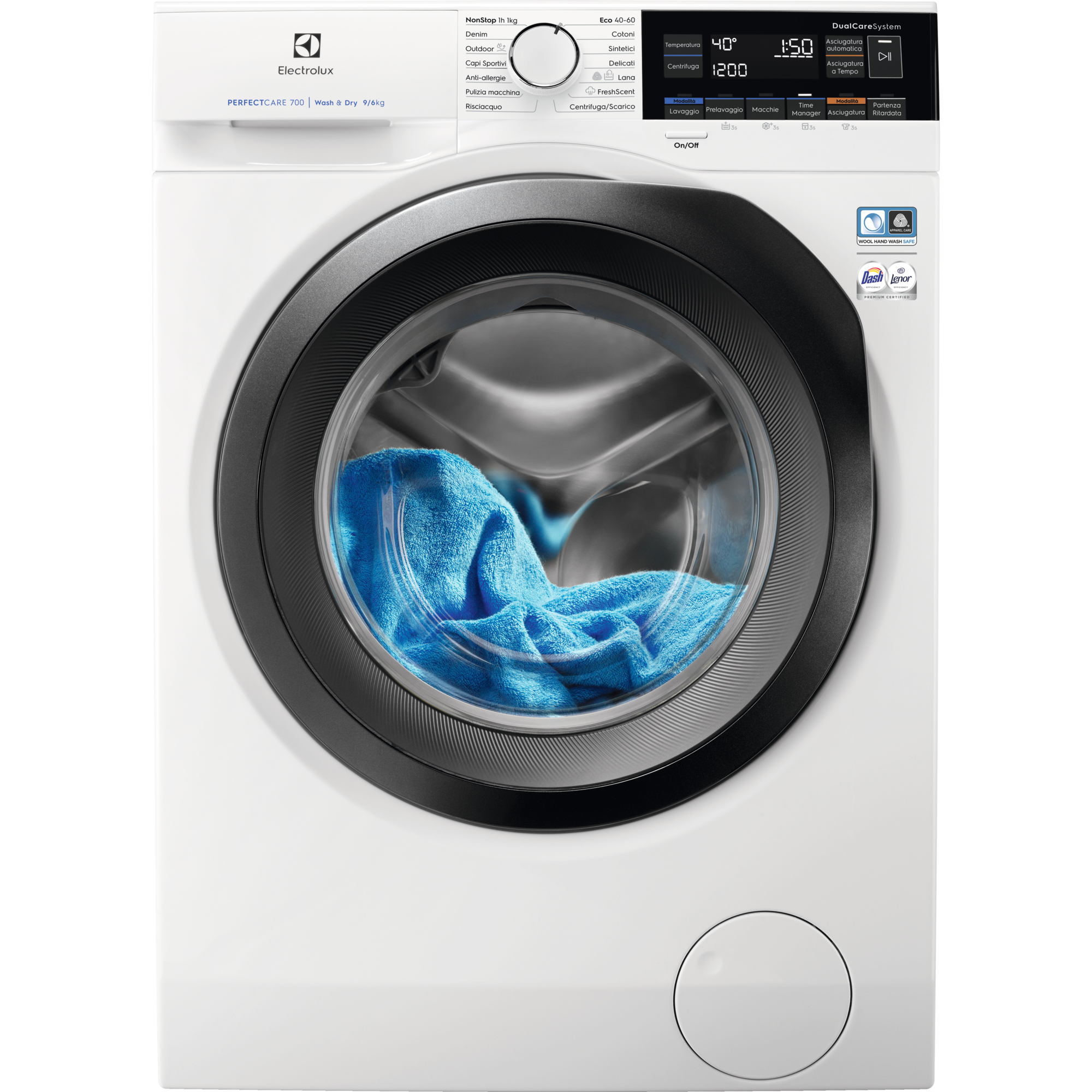 Lavasciuga Electrolux EW7W285W - Caricamento Frontale, Libera Installazione, Bianco - Foto 3
