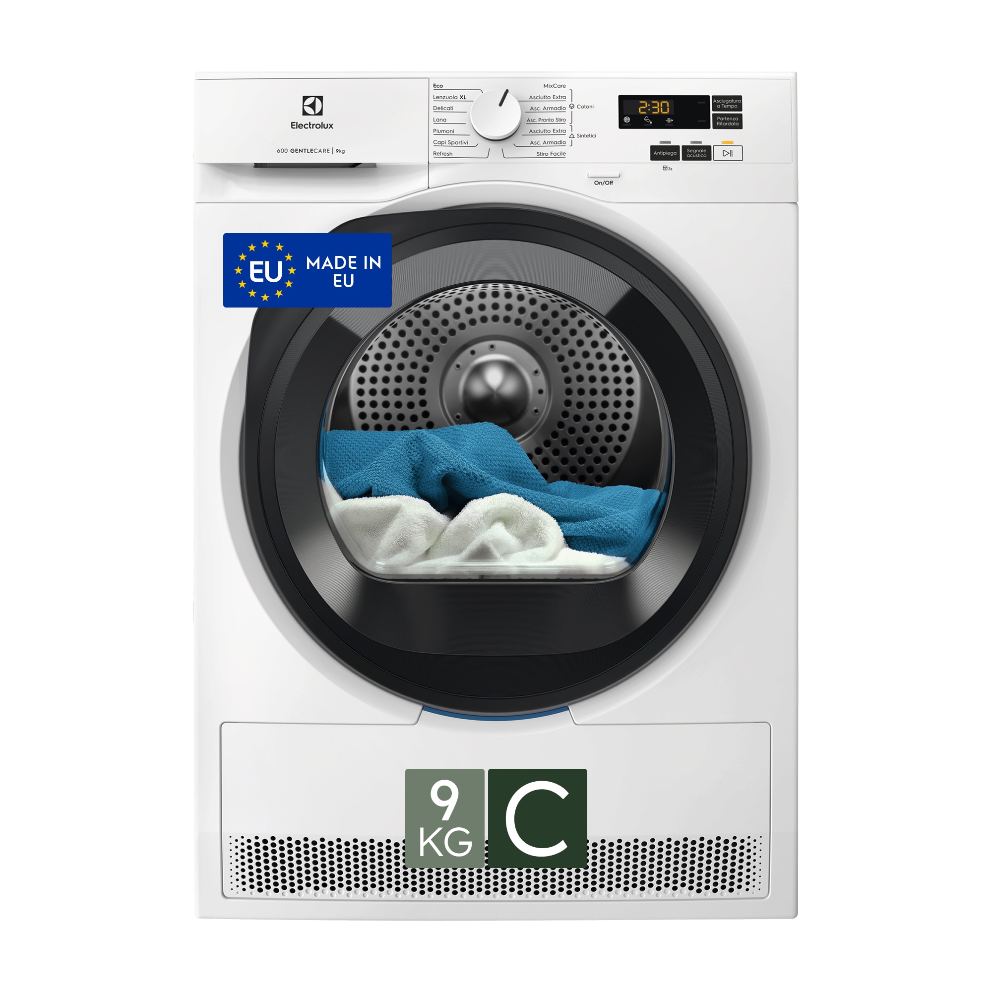 Electrolux Asciugatrice 600 GentleCare 9 kg EW6HA19G