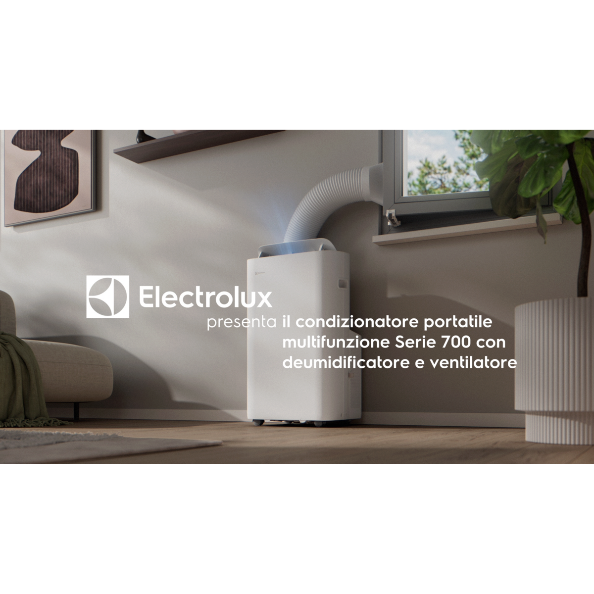 Electrolux - Condizionatore d'aria portatile - ECU7677CSW