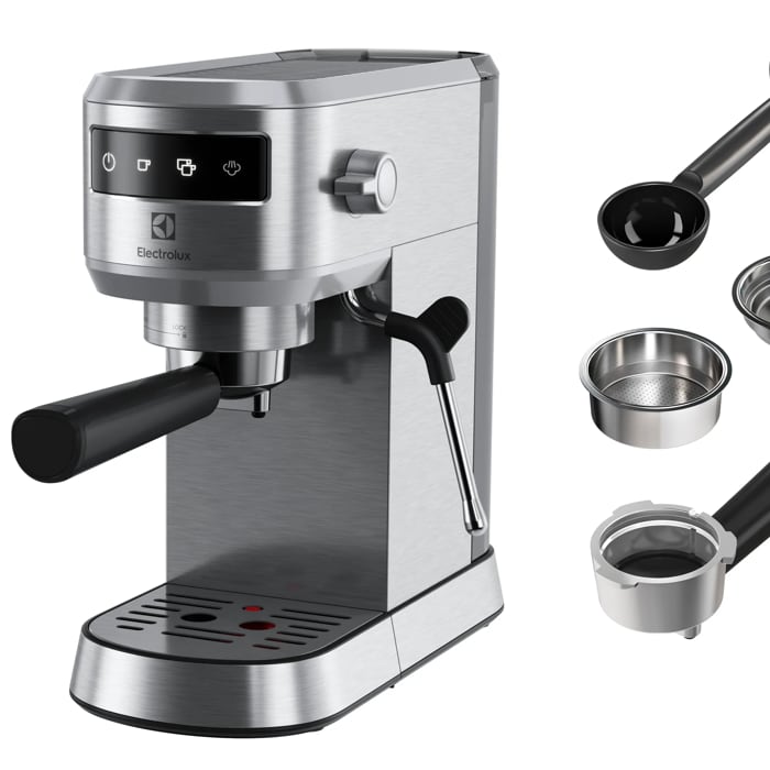 Electrolux Macchina per Caffè Espresso Manuale Explore 6 Inox E6EC1-6ST