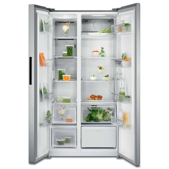 Electrolux Frigocongelatore Side by Side Serie 800 Inox 177 cm EAT6HE59U0