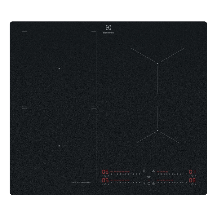 Electrolux Piano cottura ad induzione SaphirMatt® Serie 700 SenseBoil® 60cm KIS62453IZ
