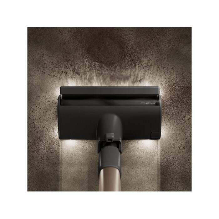 360° LEDs expose dust and dirt all around the AllFloor nozzle.