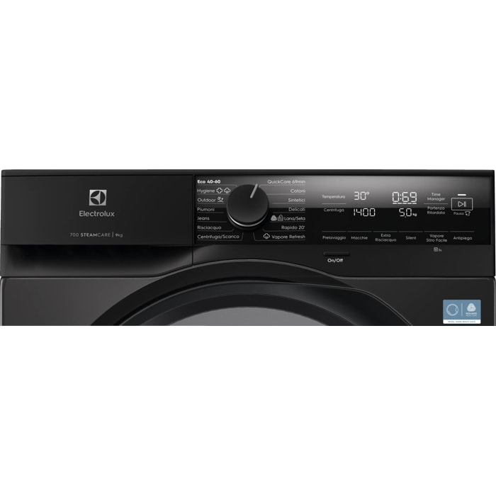Electrolux Lavatrice serie 700 SteamCare 9 kg 1400 giri EW7F49DG