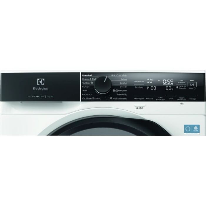 Electrolux Lavatrice serie 700 SteamCare 12 kg 1400 giri EW7F412A