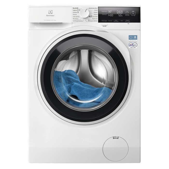 Electrolux Lavatrice serie 700 SteamCare 8 kg 1600 giri EW7F3D830