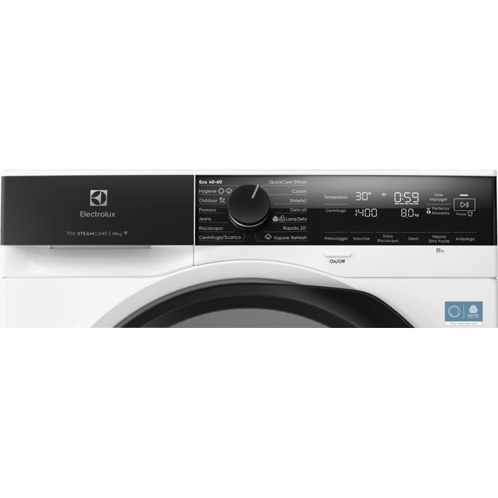 Electrolux Lavatrice serie 700 SteamCare 10 kg 1400 giri EW7F410Y