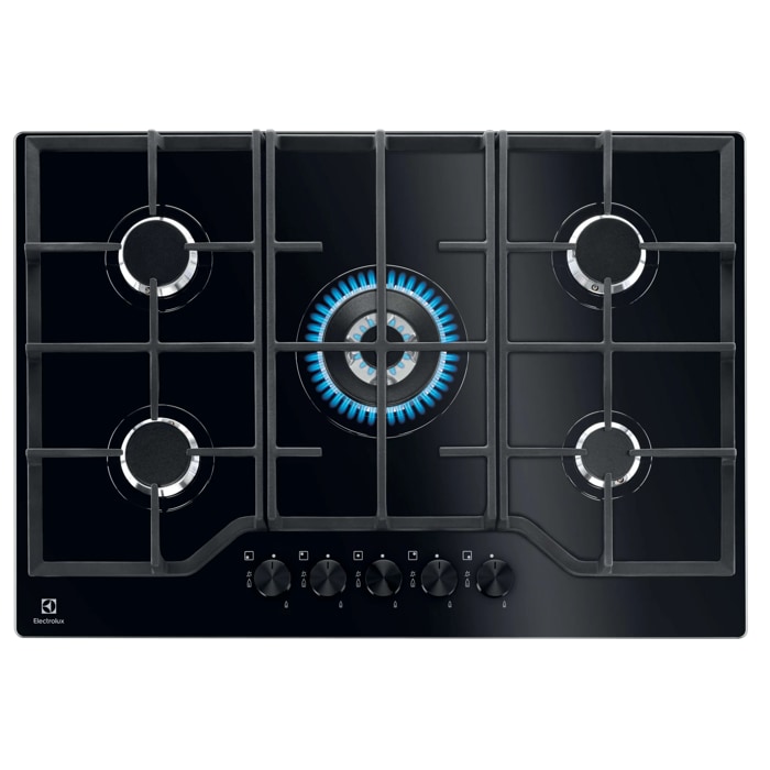 Electrolux Piano cottura 600 Gas on Glass 75cm EGG7536K