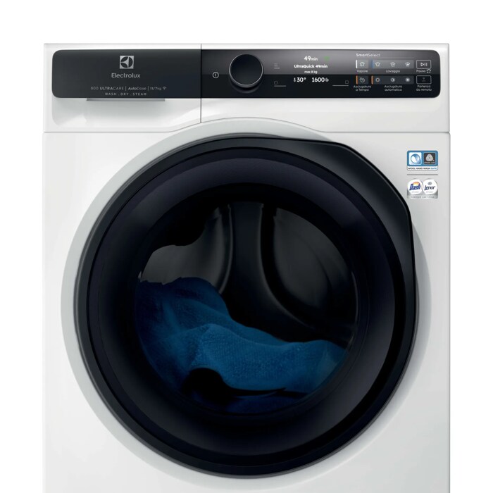 Electrolux Lavasciuga serie 800 UltraCare Autodose 1600 giri 7kg in asciugatura 11 kg in lavaggio EW8W7117GCQ