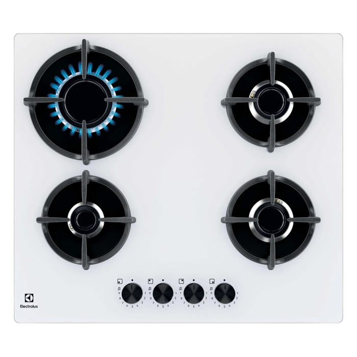 Electrolux EGG64272W Piano Cottura a Gas 60 cm (Bianco)