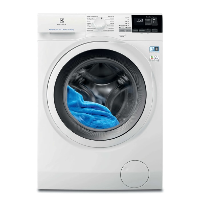 Electrolux Lavasciuga serie 700 DualCare 1600 giri 5kg in asciugatura 8 kg in lavaggio EW7W685W