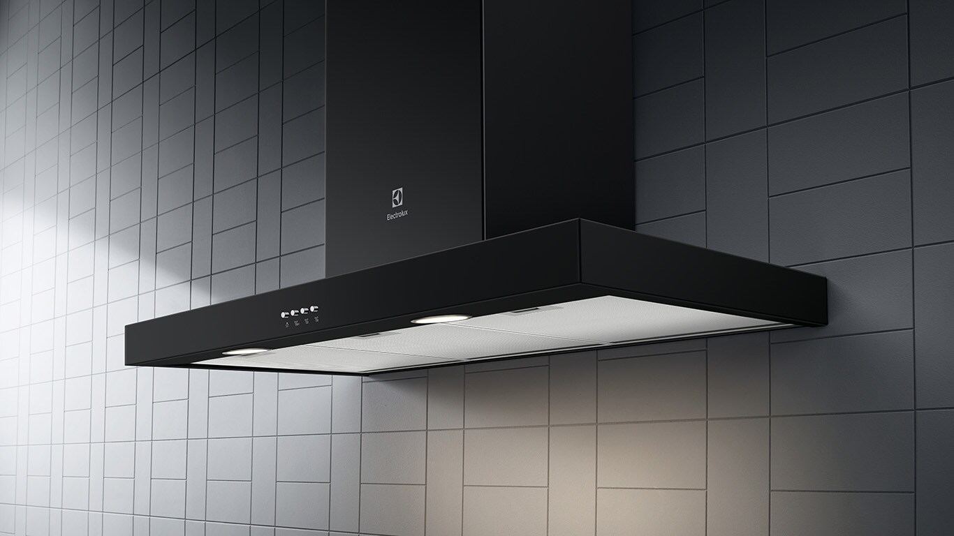 Cappa Aspirante Camino 50cm Nero - Verticale Per Cucina
