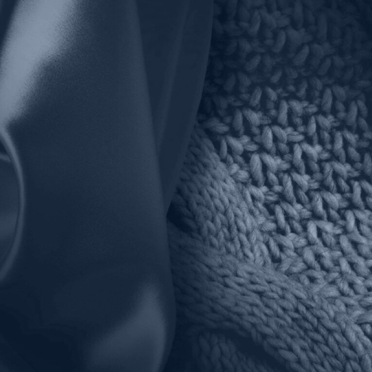 Tessuti delicati blu scuro