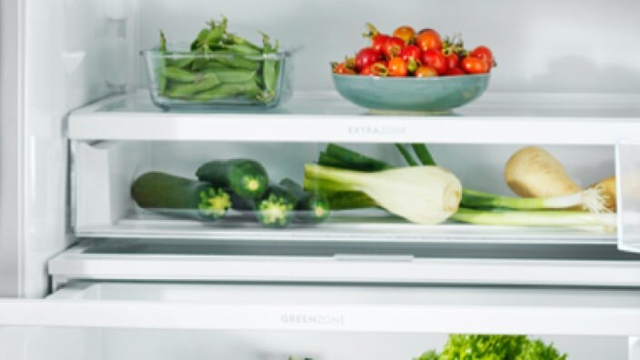 Zucchine in frigorifero