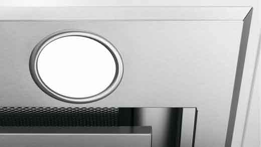 Cappa da cucina con luci LED