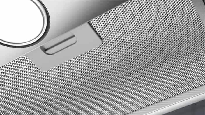 Filtro in rete di alluminio